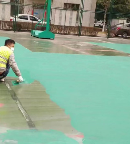 漯河球场地面翻新